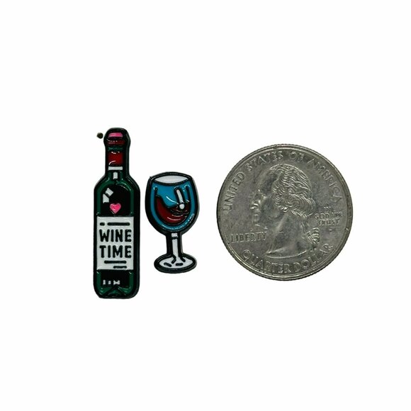 ⭐Bohemian Wine Bottle Brooch for Women Enamel wine bottle and glass lapel Pin ⭐ - Picture 5 of 5